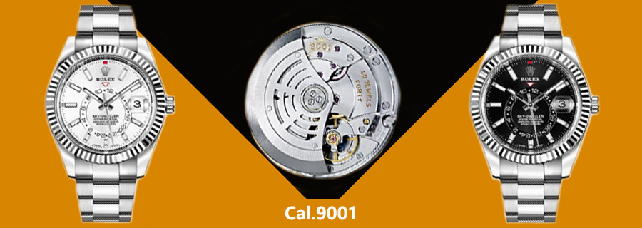 ロレックス スカイドゥエラー スーパーコピーのムーブメント（Cal.9001）について.jpg
