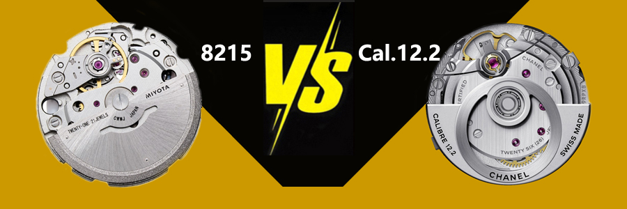 シャネル J12 メンズ スーパーコピーのムーブメント（Cal.8215、Asia-2892とCal.12.2）について.jpg